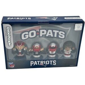 NFL New England Patriots Fisher Price Little People Go Pats NWT Super Bowl Decor